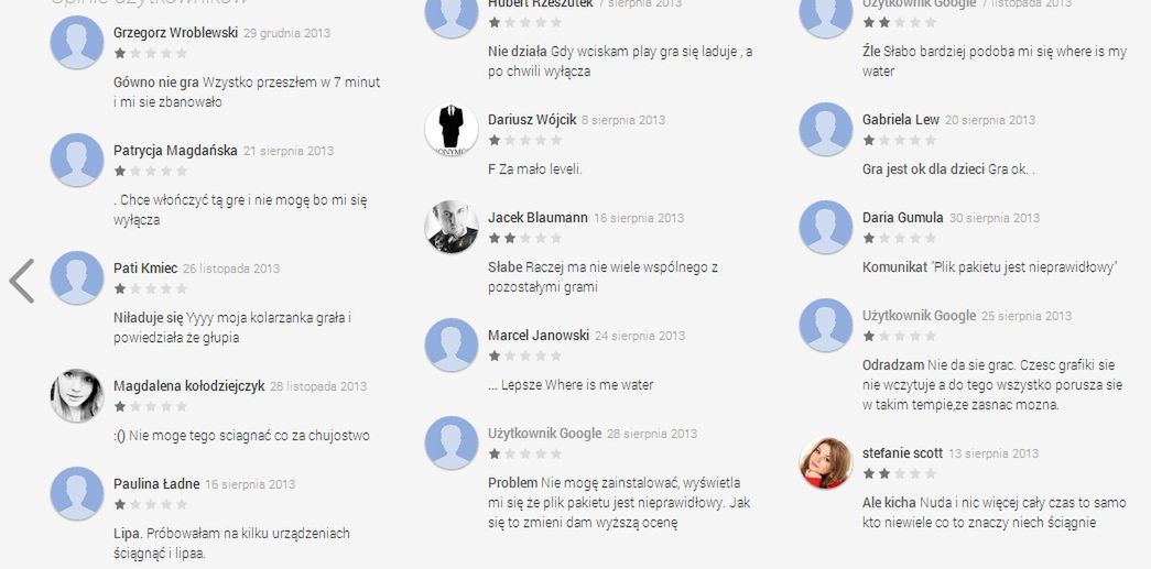 Komentarze pod produktami można skasować. I tak nie są nam potrzebne 5