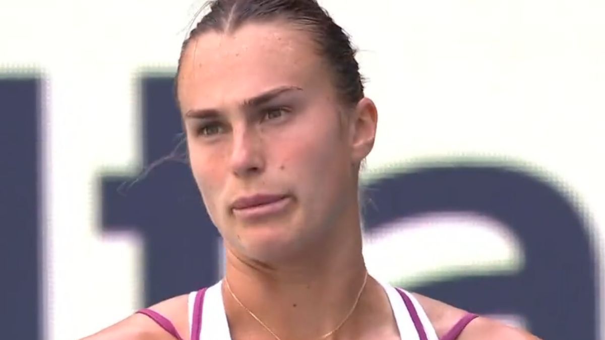 Zdjęcie okładkowe artykułu: Twitter /  / Na zdjęciu: Aryna Sabalenka