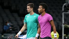 Tenis. ATP Paryż: Hubert Hurkacz i Felix Auger-Aliassime triumfatorami w deblu. Obronili pięć piłek mistrzowskich!