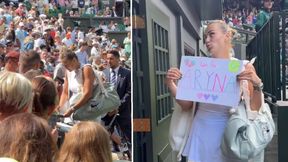 Pokazała do kamery. Taki prezent Sabalenka dostała po meczu