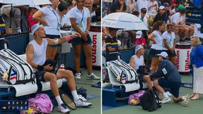Sceny w US Open. Pokłócił się z fizjoterapeutą