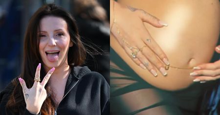 Dominika Serowska odsłania przyozdobiony biżuterią CIĄŻOWY BRZUCH i naprowadza fanów na płeć: "Literka V ma specjalne znaczenie"