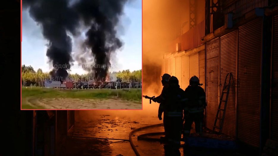 W bazie wojskowej wybuchł pożar