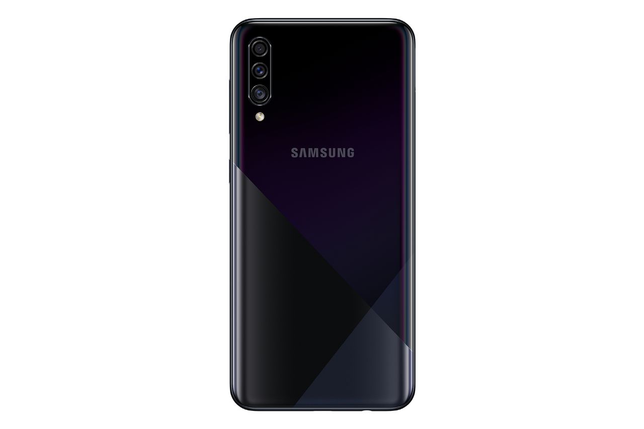 Plecy Samsunga Galaxy A30s w edycji Prism Crush Black