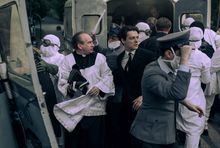 Scena z serialu "Czarna śmierć"