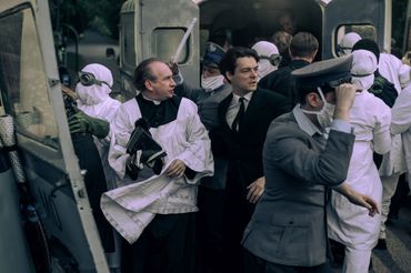 Scena z serialu "Czarna śmierć"