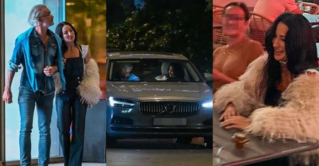 Uchachana Justyna Steczkowska bawi się w najlepsze z mężem i przyjaciółmi podczas wieczornego wyjścia