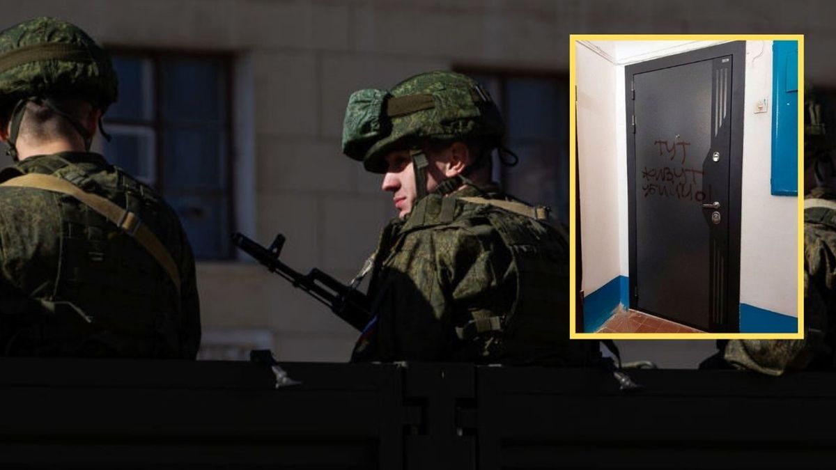 Napisali Rosjaninowi na drzwiach że jest mordercą 