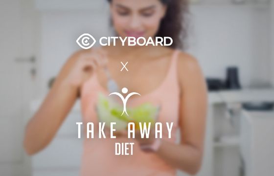 TakeAway Diet klientem Cityboard Digital