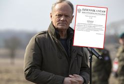 Tusk nie zwlekał. Rozporządzenie weszło w życie