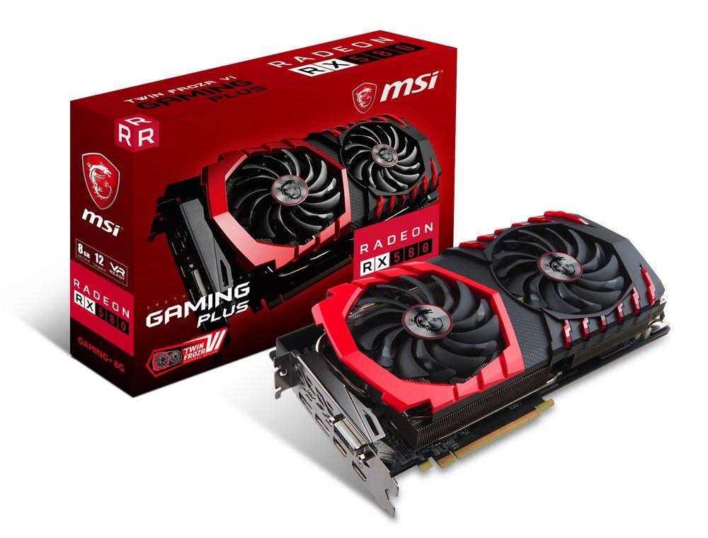 MSI Radeon RX 580 Gaming+ 8G