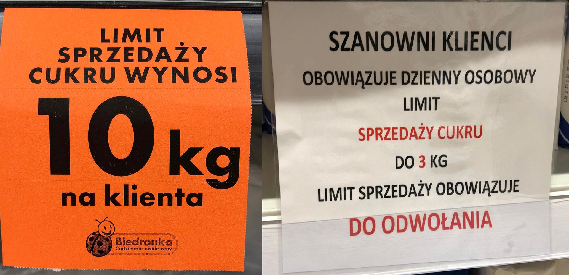 W sklepach nadal obowiązują limity