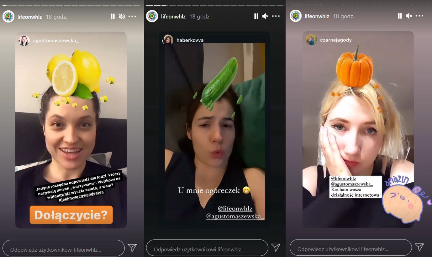 "Warzywny challenge" fanów Wojtka Sawickiego