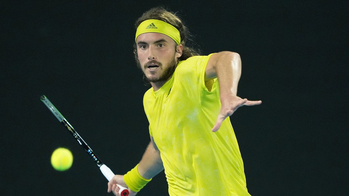 PAP/EPA / DAVE HUNT / Na zdjęciu: Stefanos Tsitsipas