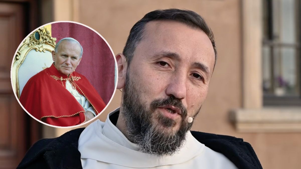 Jan Paweł II, o. Michał Legan