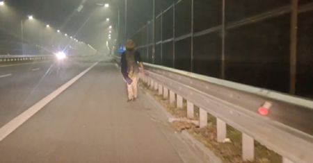 Spacerował po trasie S19 w kierunku Rzeszowa. Interweniowała policja