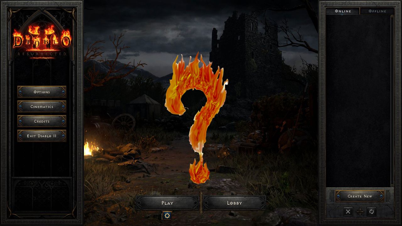 Padły serwery Diablo 2: Resurrected. Gracze skarżą się na znikające postaci