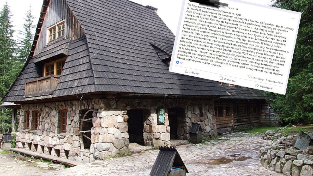 Turysta opisał swój pobyt w schronisku pod Ornakiem. Obsługa zabrała głos