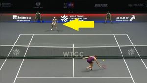 Zakończenie seta z pompą. W roli głównej Iga Świątek [WIDEO]