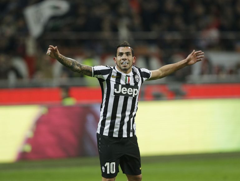 Carlos Tevez zapewnił Juventusowi prestiżowe zwycięstwo