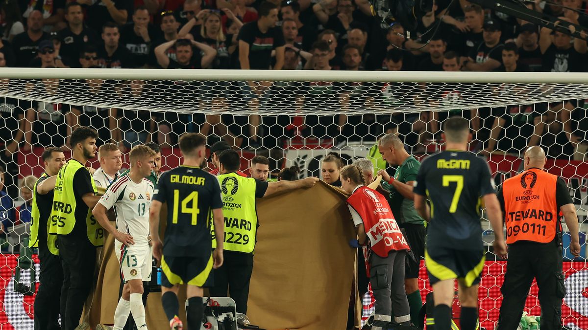 Getty Images / Ian MacNicol / Barnabas Varga wymagał pomocy medycznej