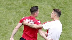 Bratobójcze starcie w meczu Albania - Szwajcaria (galeria)