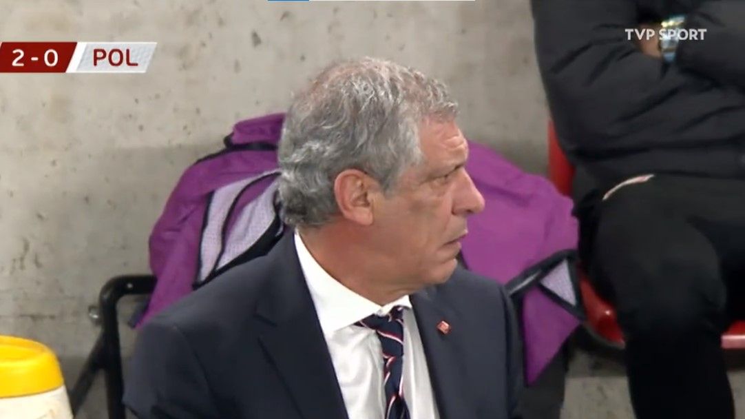 Zdjęcie okładkowe artykułu: Twitter / TVP Sport / Zdjęcie: Załamany Fernando Santos