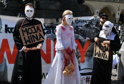 "Kościół winny, nie święty". Antyklerykalny protest w Krakowie