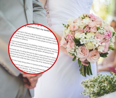 Nie zaprosiła wujka na ślub, aby chronić transseksualną druhnę. Wywołała skandal