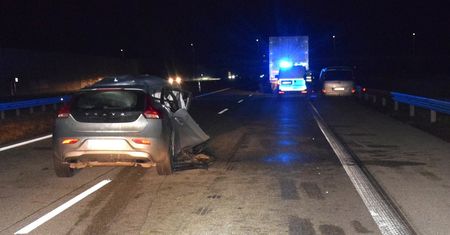 Policjanci zatrzymali sprawcę wypadku na S8-był poszukiwany.