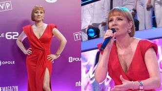 Ewelina Flinta z ODMIENIONĄ fryzurą zameldowała się na festiwalu w Opolu