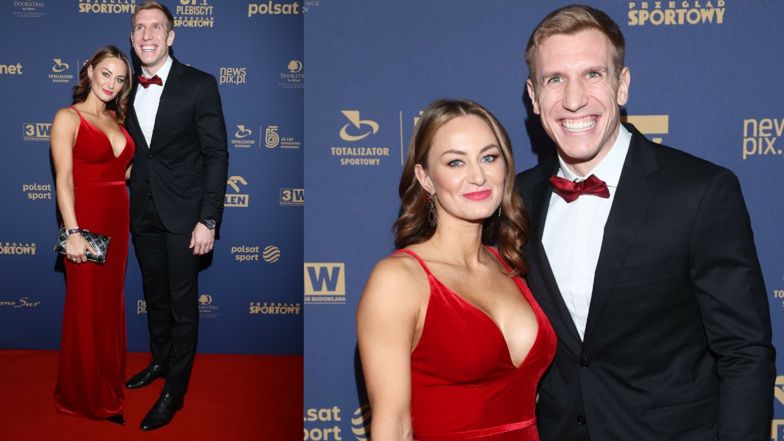 Piotr Lisek i Aleksandra Wiśnik