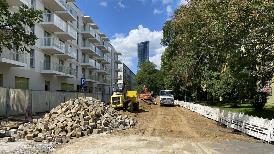 Remont skrzyżowania przy aquaparku