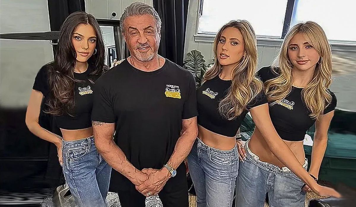 Sylvester Stallone i jego trzy córki