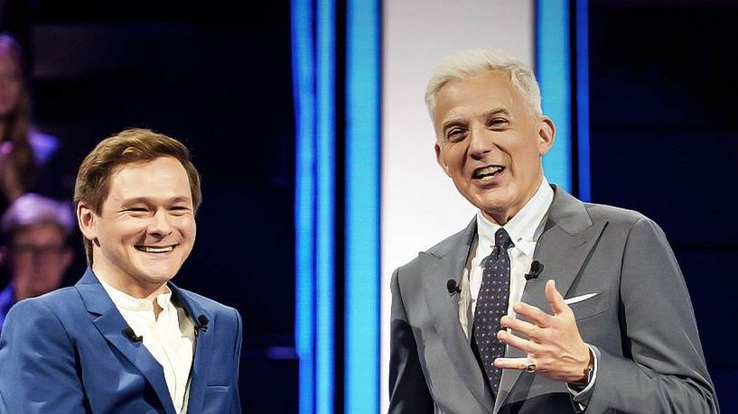 Lekarz Mateusz Grządziel i Hubert Urbański