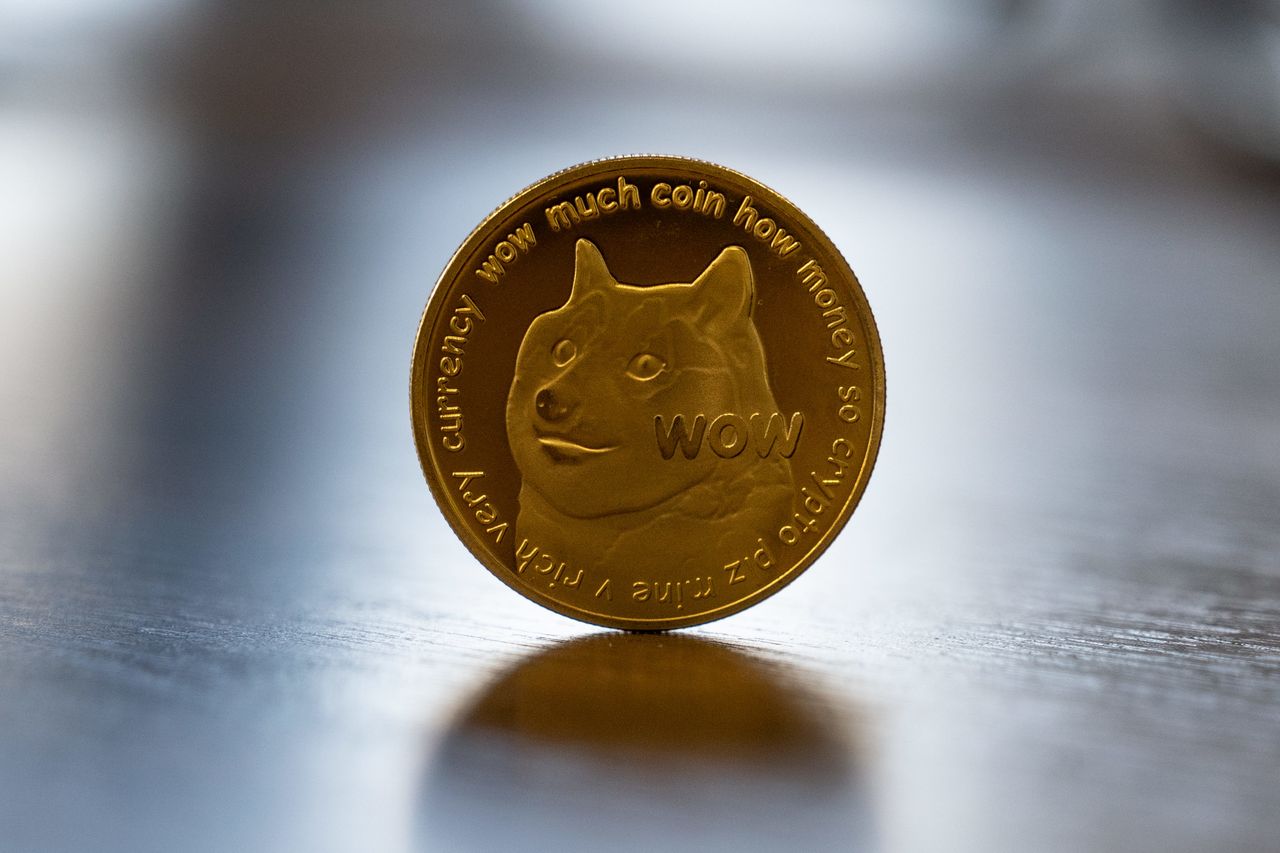 Dogecoin Cryptocurrency Medallion