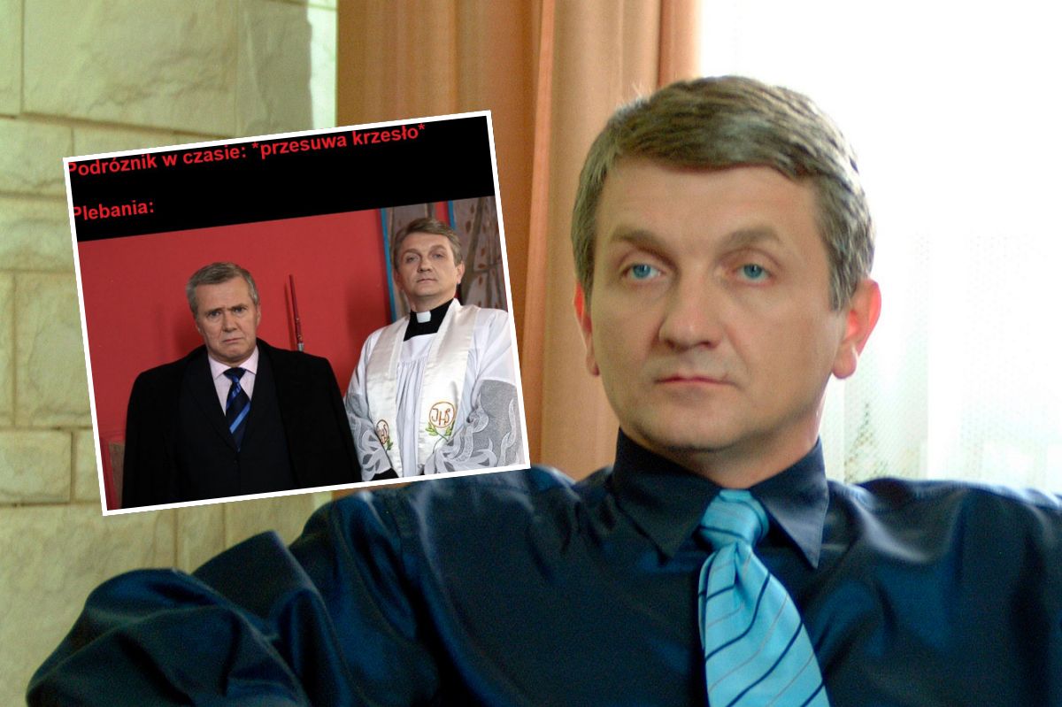 Padniecie ze śmiechu. Memy z Januszem Traczem na 25-lecie "Plebanii"