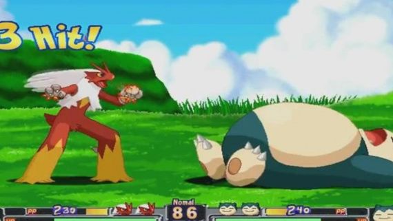 Pokemony jako Street Fighter 1