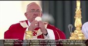 Papież Franciszek odprawił mszę w Niedzielę Palmową