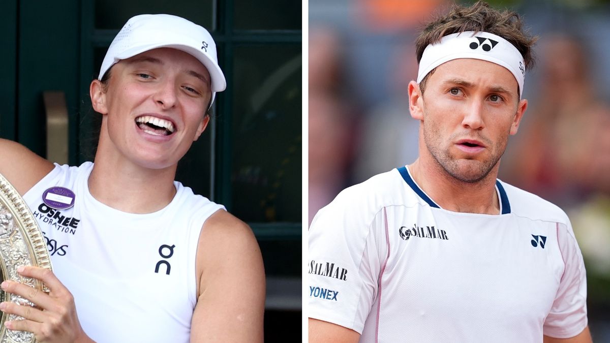 Getty Images / Dan Istitene / Na zdjęciu: Iga Świątek i Casper Ruud