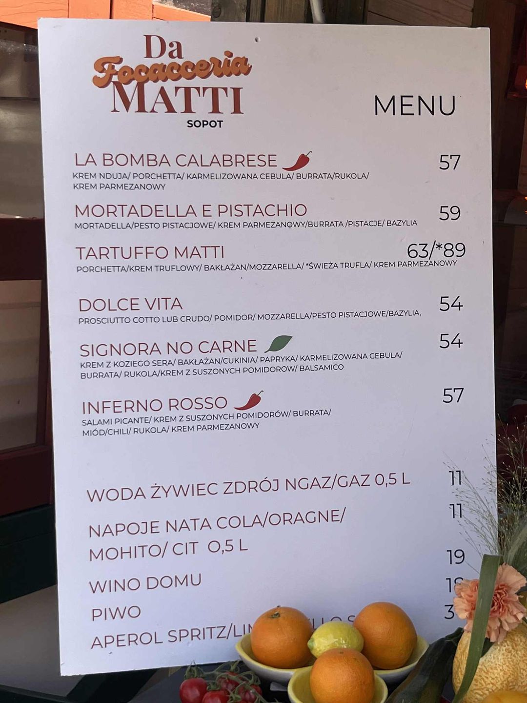 Kuchnia włoska jest obecna na jarmarku