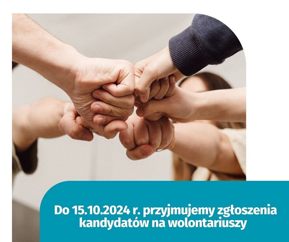 Plakat promujący wolontariat