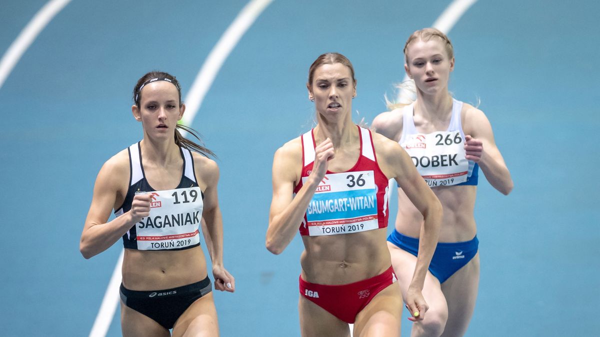 Justyna Saganiak (z lewej), Iga Baumgart-Witan (w środku) i Anna Dobek (z prawej)