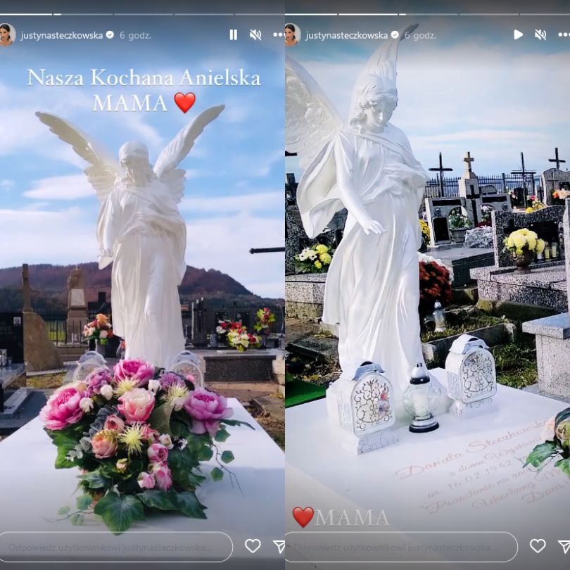 Justyna Steczkowska pokazała grób mamy
