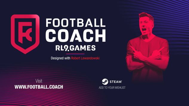 "Football Coach" to menadżer piłkarski z elementami RPG, firmowany przez Roberta Lewandowskiego (źródło: materiały prasowe)