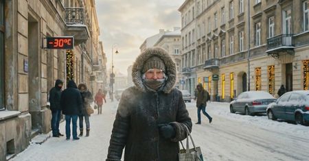 Prawdziwa próba zimy we Włocławku. IMGW wydał ostrzeżenie