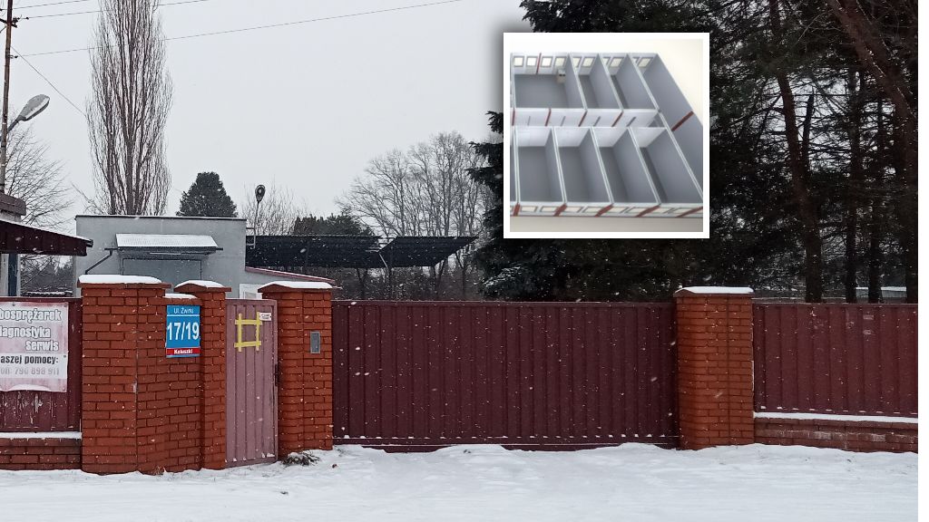 Lokalizacja i projekt "osiedla" dla migrantów w Koluszkach