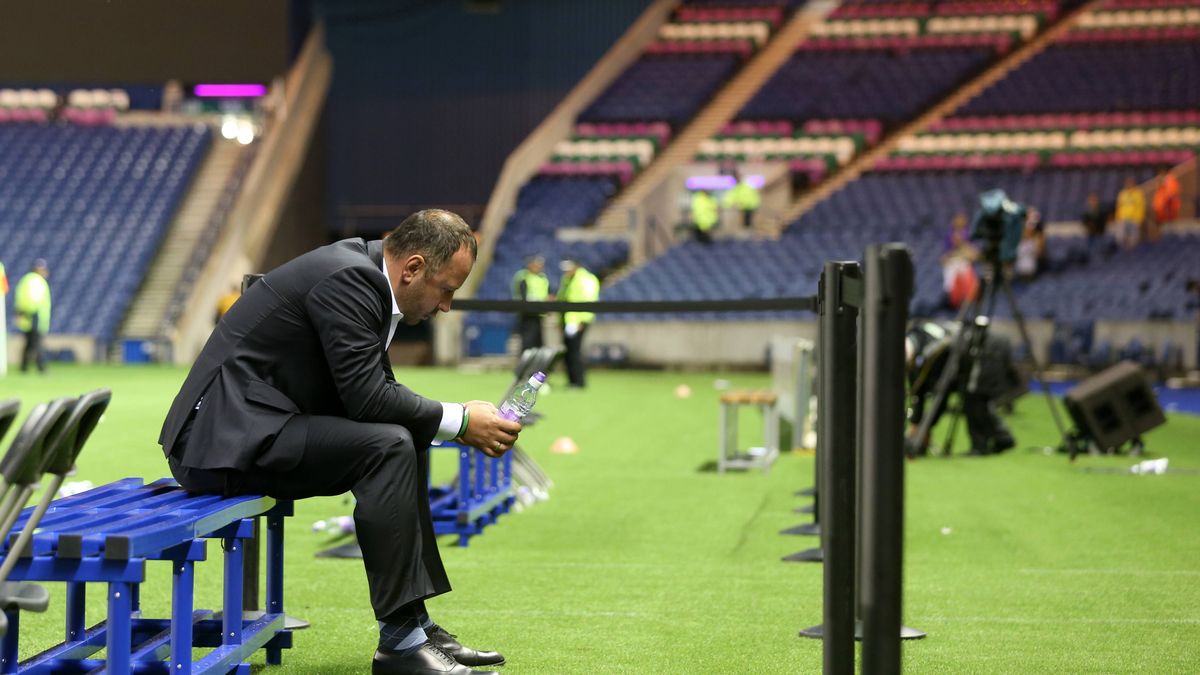 Newspix / Piotr Kucza / Bogusław Leśnodorski załamany po meczu z Celtikiem