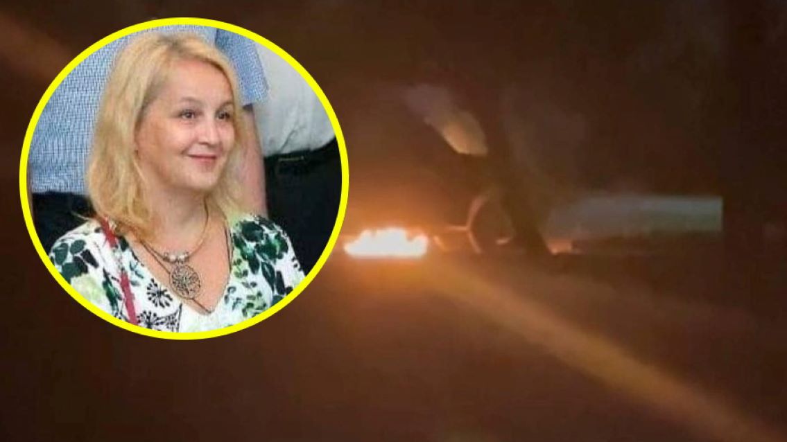 Płonęło auto rosyjskiej kolaborantki 