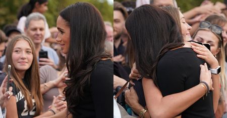 Zdjęcie Meghan Markle w objęciach 14-letniej Polki obiegło cały świat. Mama Amelii komentuje: "To były emocje i ODRUCH SERDECZNOŚCI"